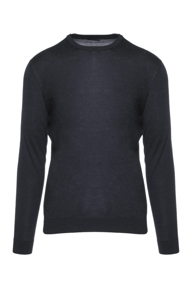 Cesare di Napoli black silk jumper for men 158170 - photo 1