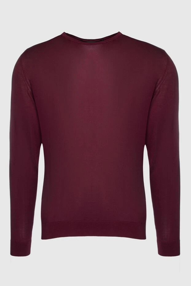 Cesare di Napoli man silk jumper burgundy for men buy with prices and photos 158171 - photo 1