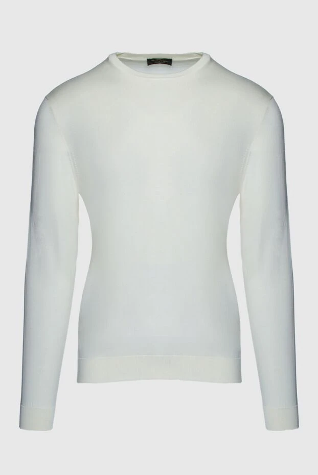 Cesare di Napoli man white silk jumper for men buy with prices and photos 158175 - photo 1