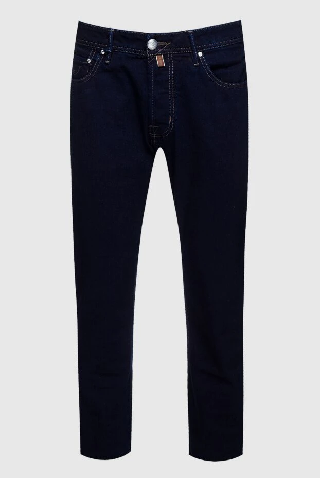 Jacob Cohen мужские джинсы из хлопка синие мужские купить с ценами и фото 158205 - фото 1