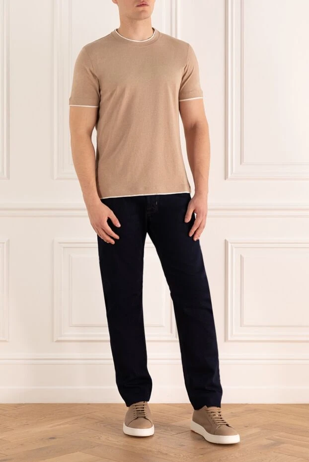 Jacob Cohen man blue cotton jeans for men buy with prices and photos 158205 - photo 2