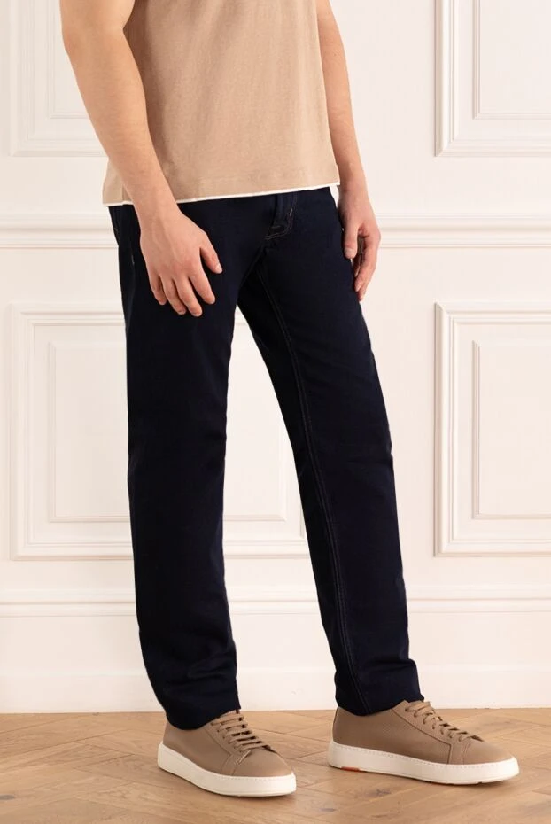 Jacob Cohen man gray cotton jeans for men 158250 - photo 3