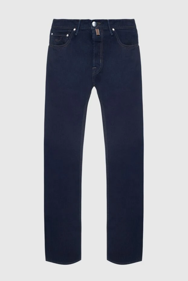 Jacob Cohen мужские джинсы из хлопка синие мужские купить с ценами и фото 158209 - фото 1