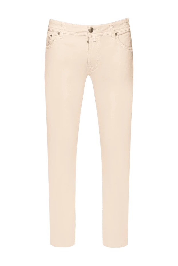 Jacob Cohen man beige cotton jeans for men buy with prices and photos 158211 - photo 1