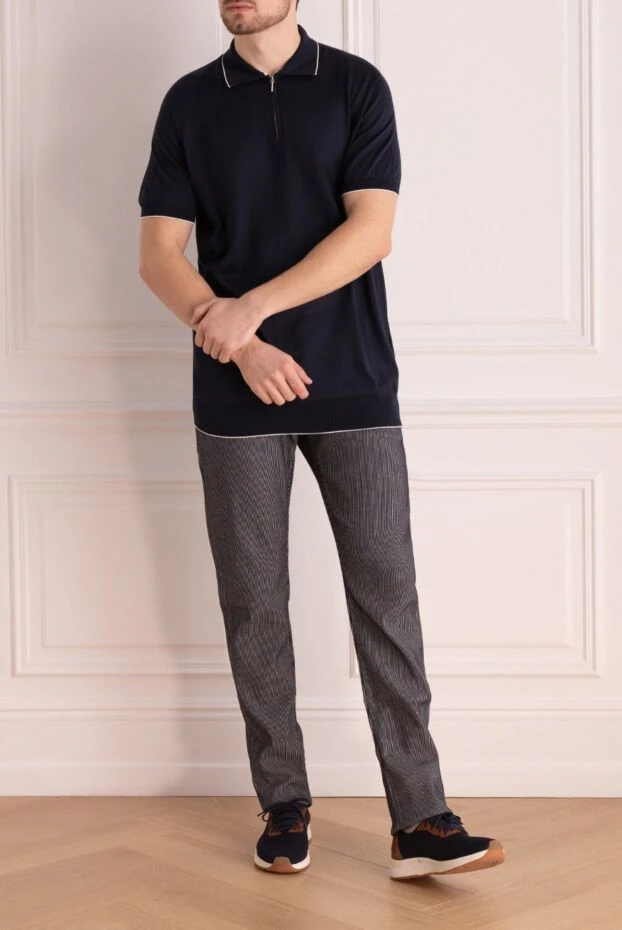 Jacob Cohen man gray cotton jeans for men 158213 - photo 2