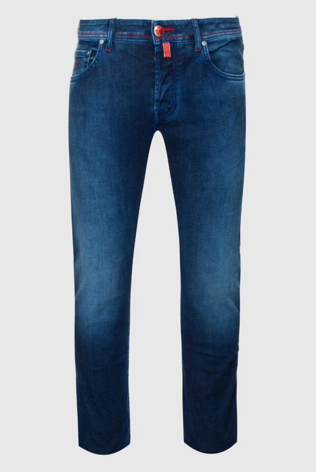Jacob Cohen мужские джинсы из хлопка и полиэстера синие мужские купить с ценами и фото 158219 - фото 1