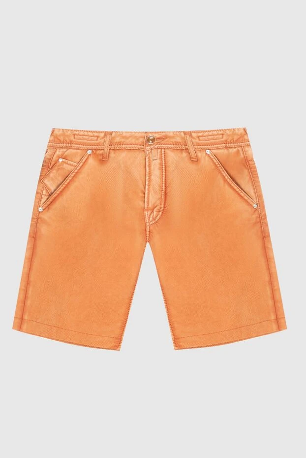 Jacob Cohen мужские шорты из хлопка оранжевые мужские купить с ценами и фото 158225 - фото 1