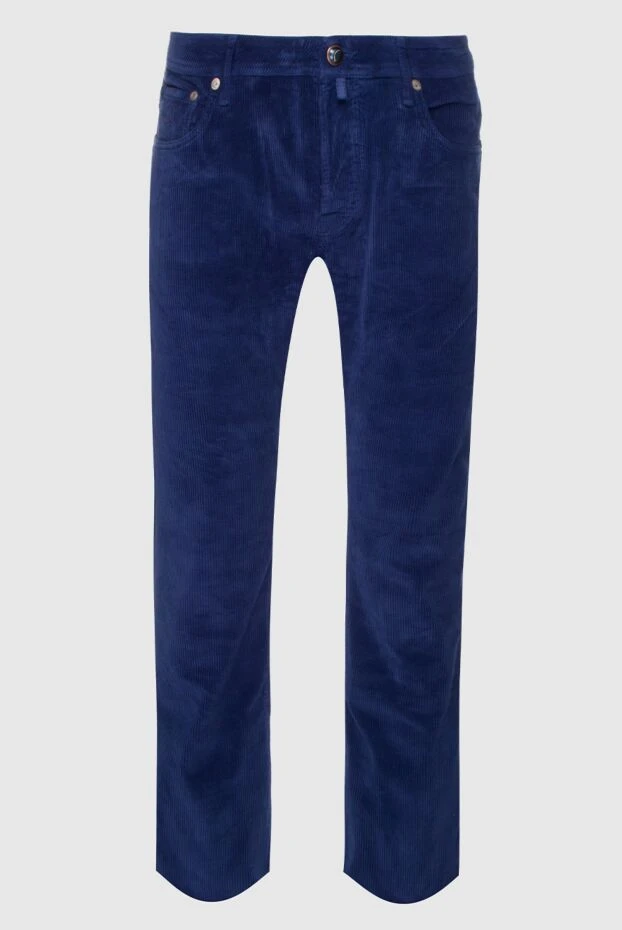 Jacob Cohen мужские джинсы из хлопка синие мужские купить с ценами и фото 158234 - фото 1