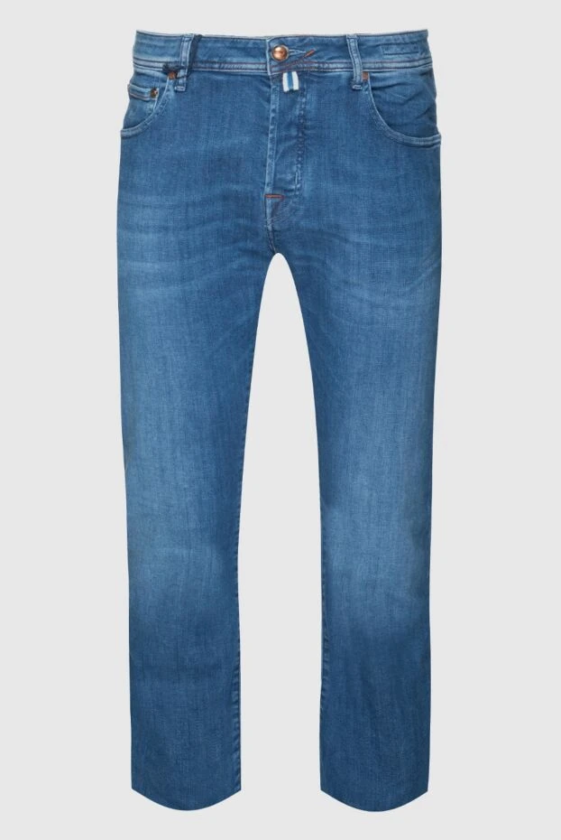 Jacob Cohen man blue cotton jeans for men buy with prices and photos 158237 - photo 1