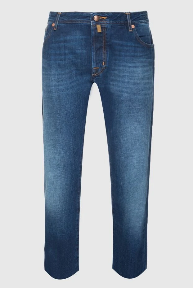 Jacob Cohen man blue cotton jeans for men buy with prices and photos 158239 - photo 1