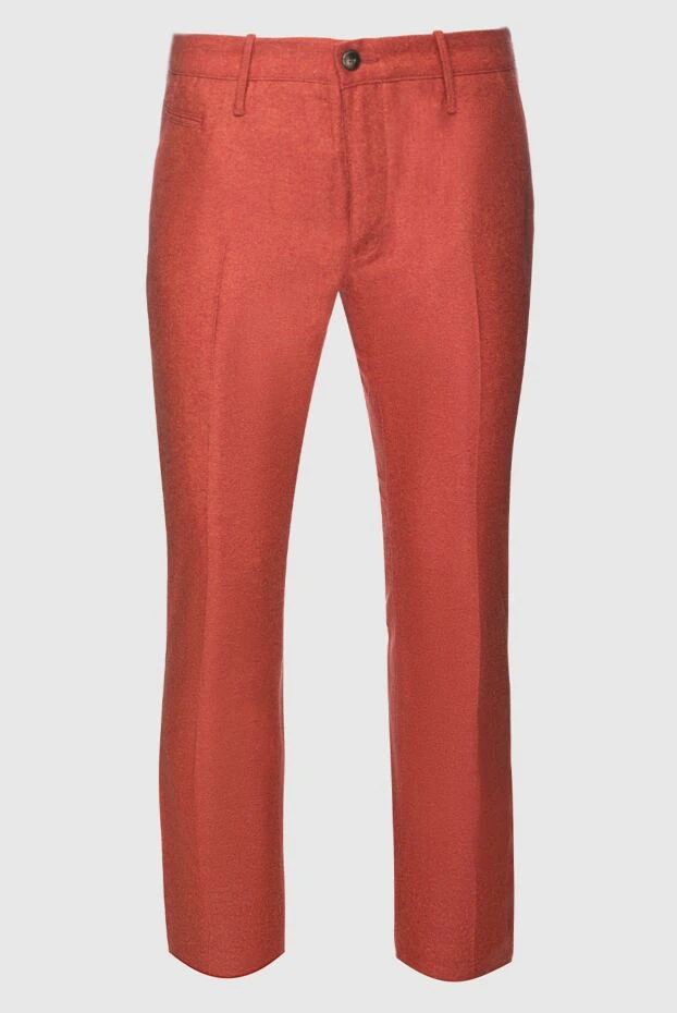 Jacob Cohen man men's orange wool trousers buy with prices and photos 158245 - photo 1