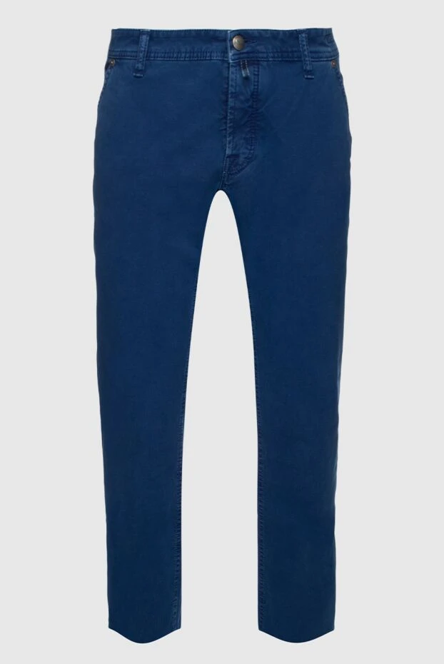 Jacob Cohen мужские джинсы из хлопка синие мужские купить с ценами и фото 158251 - фото 1
