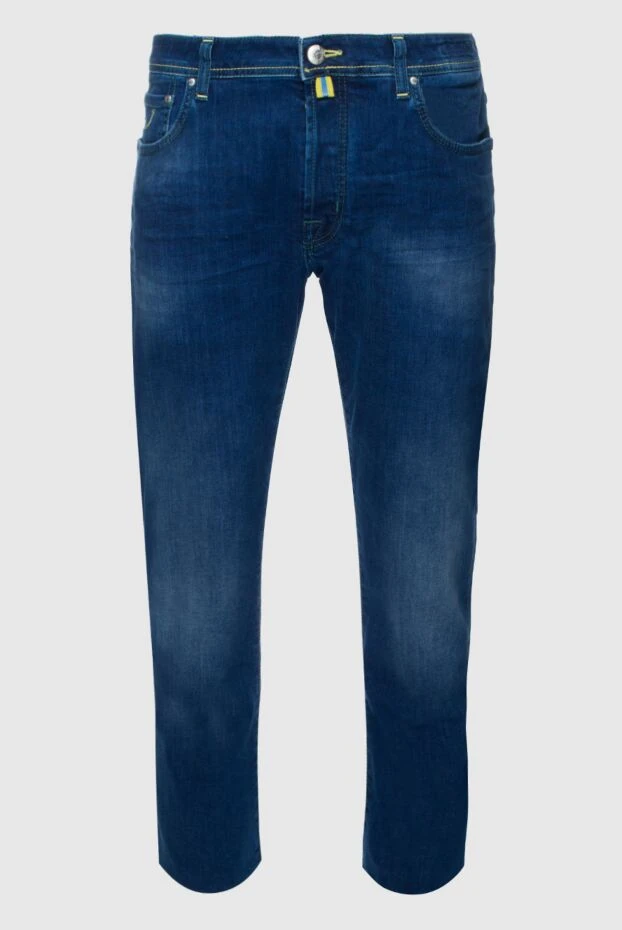 Jacob Cohen мужские джинсы из хлопка синие мужские купить с ценами и фото 158266 - фото 1