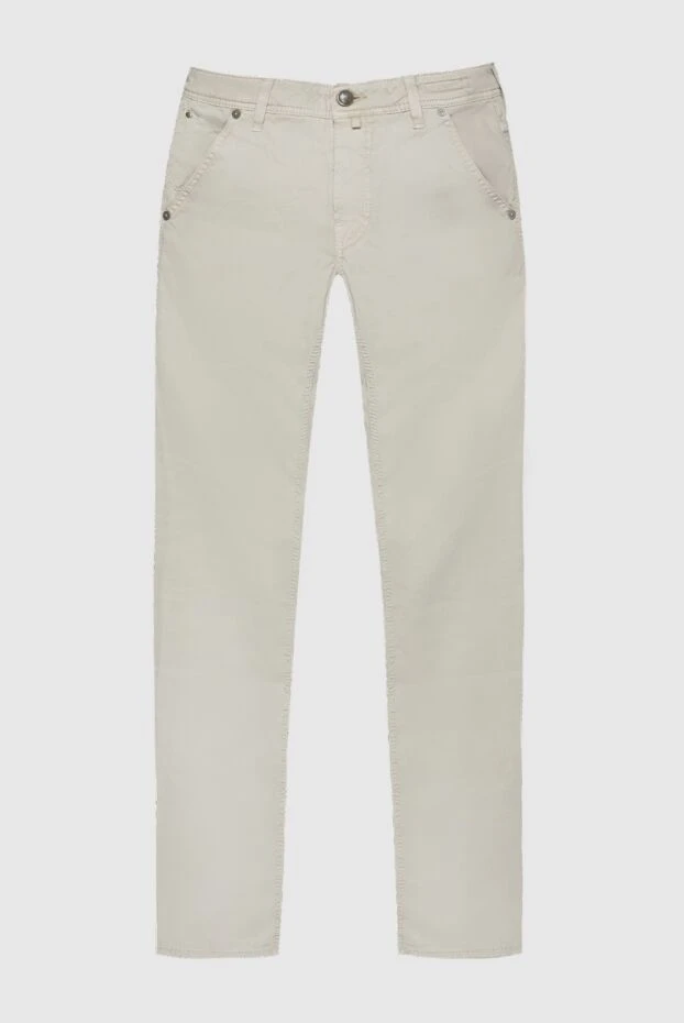 Jacob Cohen мужские джинсы из хлопка бежевые мужские купить с ценами и фото 158267 - фото 1