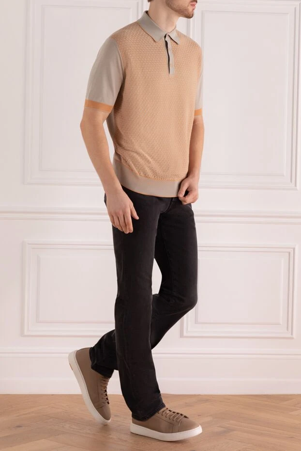 Jacob Cohen мужские джинсы из хлопка серые мужские купить с ценами и фото 158269 - фото 2