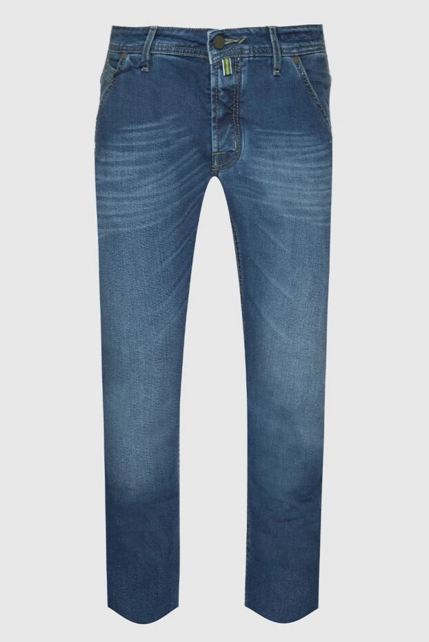 Jacob Cohen мужские джинсы из хлопка и эластомера синие мужские купить с ценами и фото 158271 - фото 1