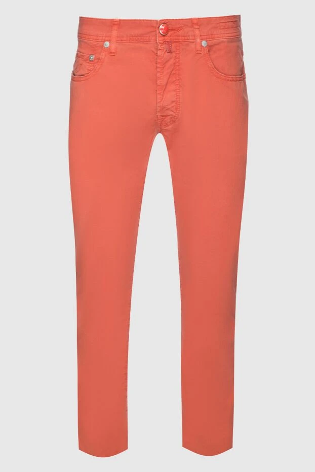 Jacob Cohen мужские джинсы из хлопка оранжевые мужские купить с ценами и фото 158273 - фото 1