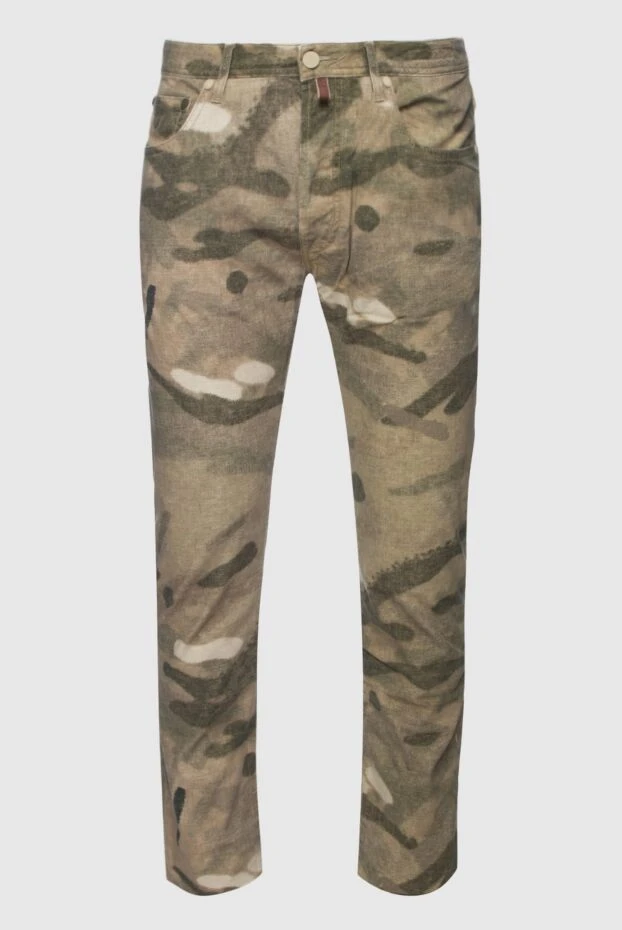 Jacob Cohen мужские шорты из хлопка зеленые мужские купить с ценами и фото 158279 - фото 1