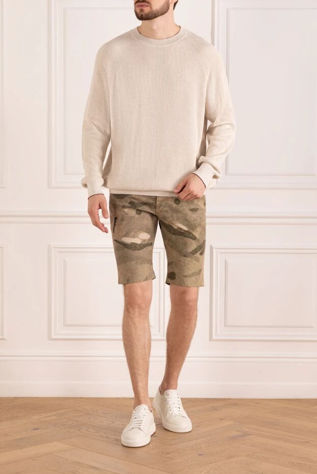 Jacob Cohen man green cotton shorts for men buy with prices and photos 158279 - photo 2