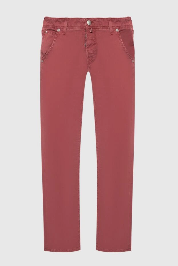 Jacob Cohen мужские джинсы из хлопка красные мужские купить с ценами и фото 158285 - фото 1