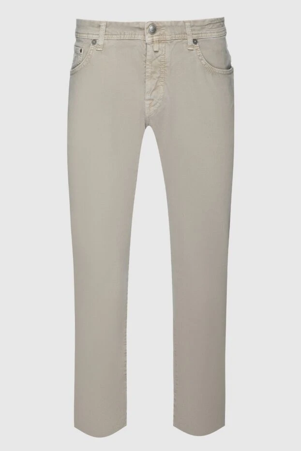 Jacob Cohen мужские джинсы из хлопка бежевые мужские купить с ценами и фото 158295 - фото 1