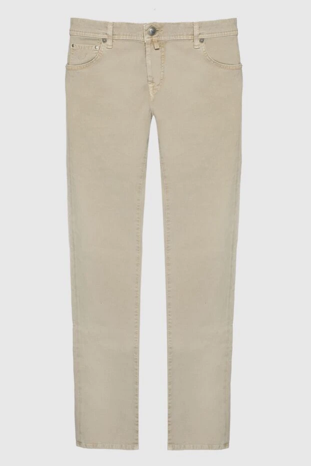 Jacob Cohen мужские джинсы из хлопка бежевые мужские купить с ценами и фото 158296 - фото 1