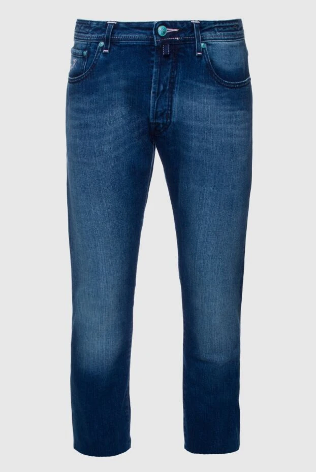 Jacob Cohen man blue cotton jeans for men buy with prices and photos 158303 - photo 1
