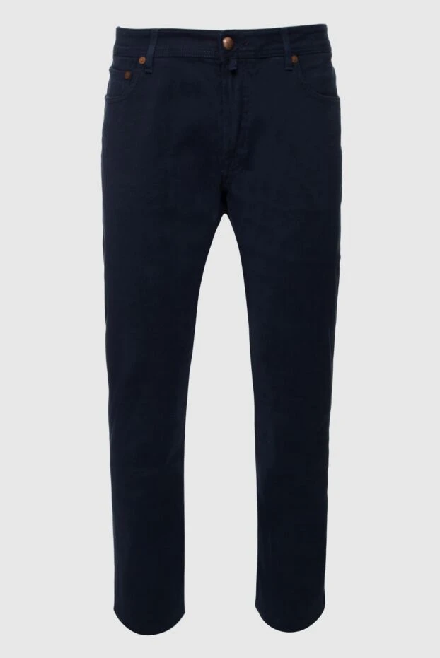 Jacob Cohen мужские джинсы из хлопка синие мужские купить с ценами и фото 158307 - фото 1