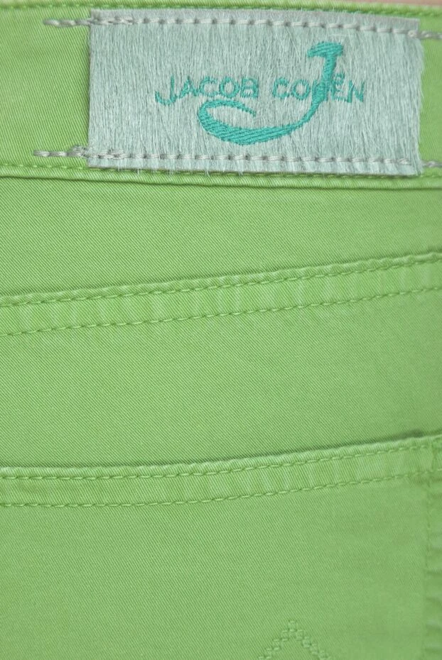 Jacob Cohen жіночі шорти з бавовни зелені жіночі купити фото з цінами 158324 - фото 2