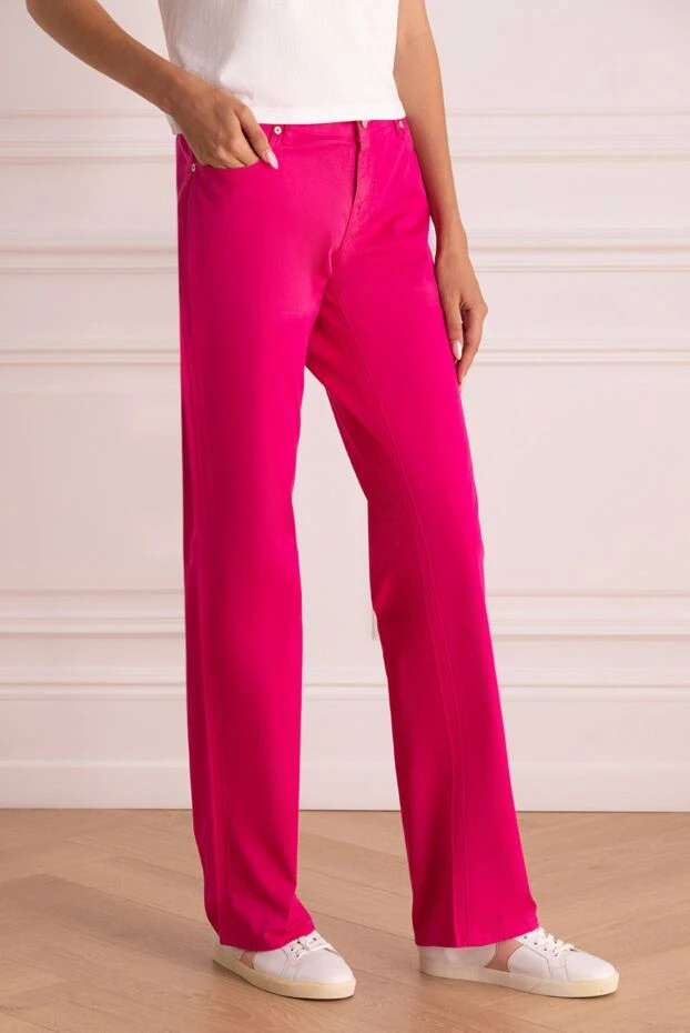 Jacob Cohen women's pink straight-leg jeans 196905 - photo 3