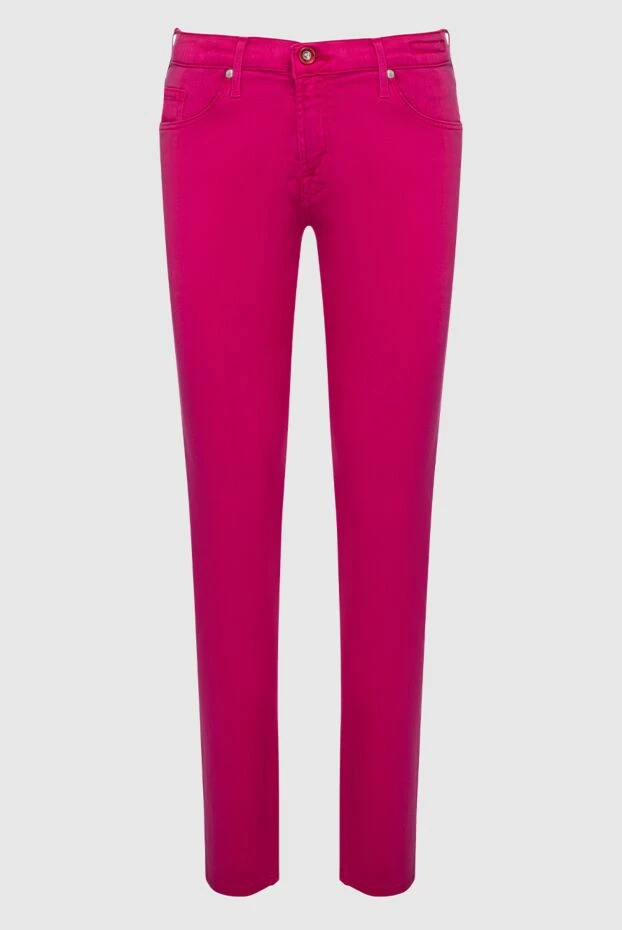 Jacob Cohen женские джинсы из хлопка розовые женские купить с ценами и фото 158327 - фото 1