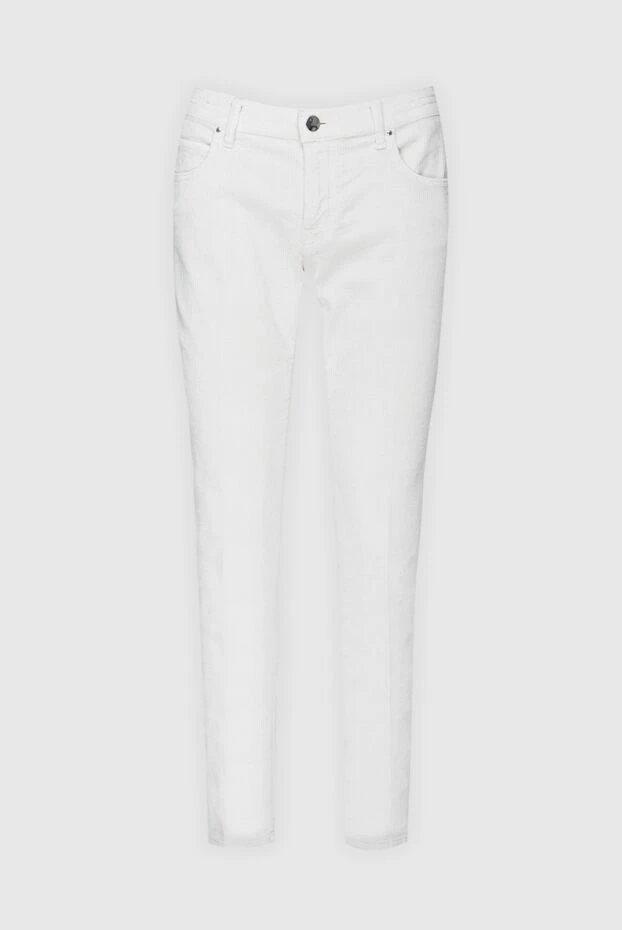 Jacob Cohen женские джинсы белые женские купить с ценами и фото 158328 - фото 1