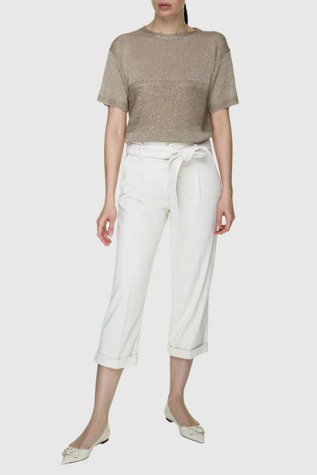 Jacob Cohen woman white jeans for women buy with prices and photos 158329 - photo 2