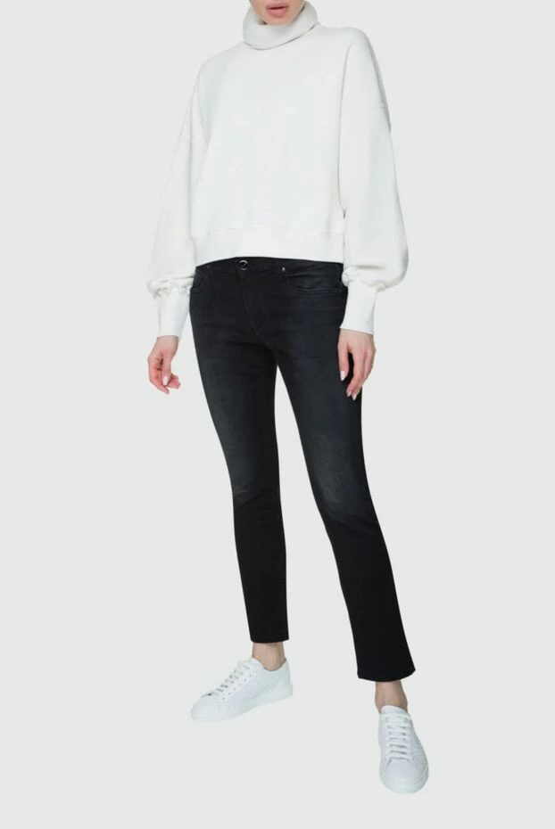Jacob Cohen женские джинсы черные женские купить с ценами и фото 158347 - фото 2