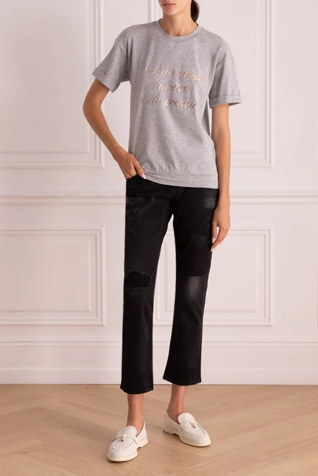 Jacob Cohen woman black jeans for women buy with prices and photos 158354 - photo 2