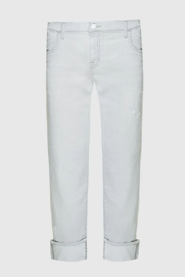 Jacob Cohen женские джинсы из хлопка белые женские купить с ценами и фото 158356 - фото 1