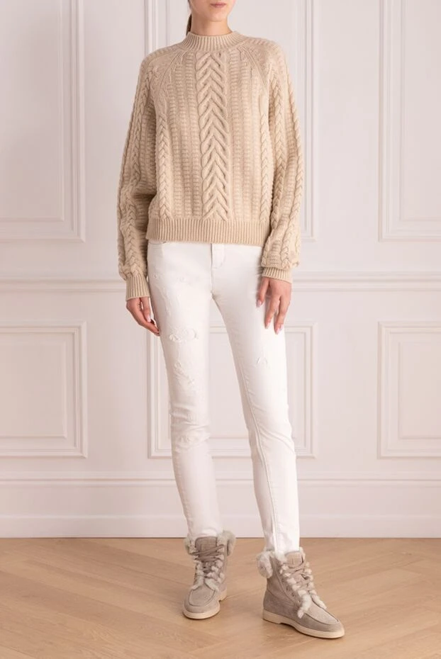 Jacob Cohen woman white jeans for women buy with prices and photos 158362 - photo 2