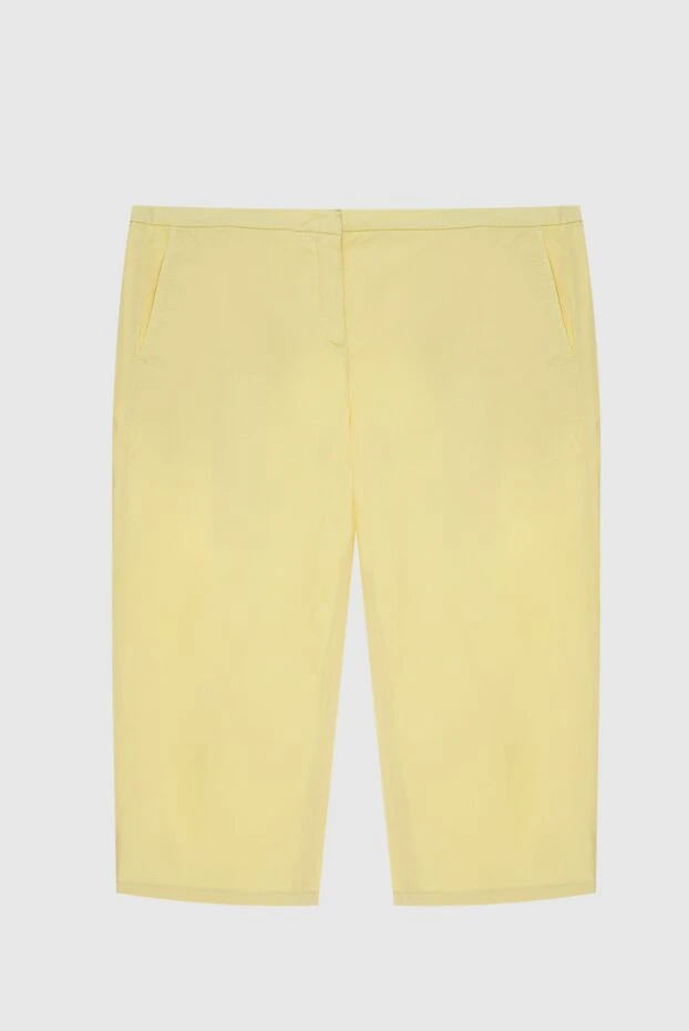 Jacob Cohen woman yellow cotton shorts for women 158364 - photo 1