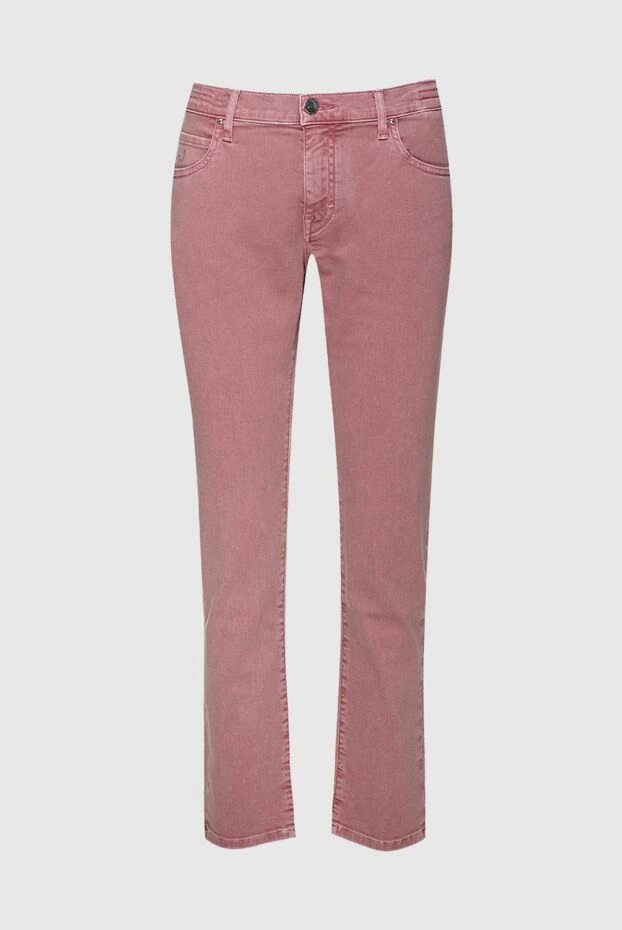 Jacob Cohen женские джинсы бордовые женские купить с ценами и фото 158372 - фото 1