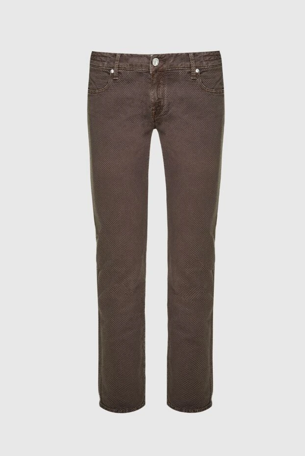 Jacob Cohen жіночі джинси з бавовни коричневі жіночі купити фото з цінами 158373 - фото 1