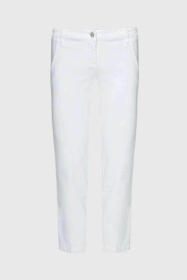 Jacob Cohen женские джинсы белые женские купить с ценами и фото 158381 - фото 1