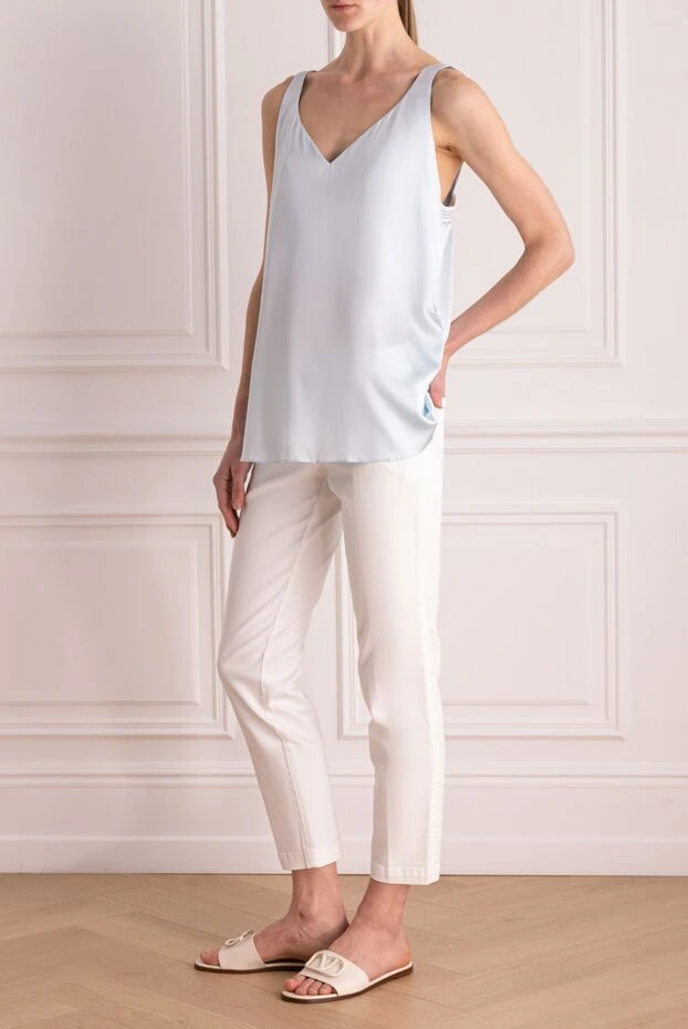Jacob Cohen женские джинсы белые женские купить с ценами и фото 158381 - фото 2