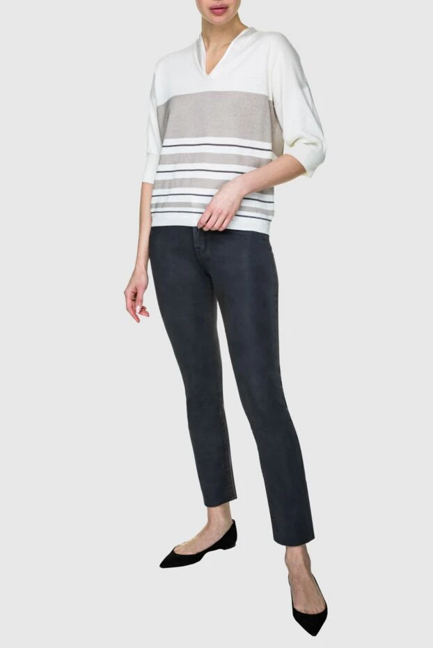 Jacob Cohen женские джинсы серые женские купить с ценами и фото 158387 - фото 2