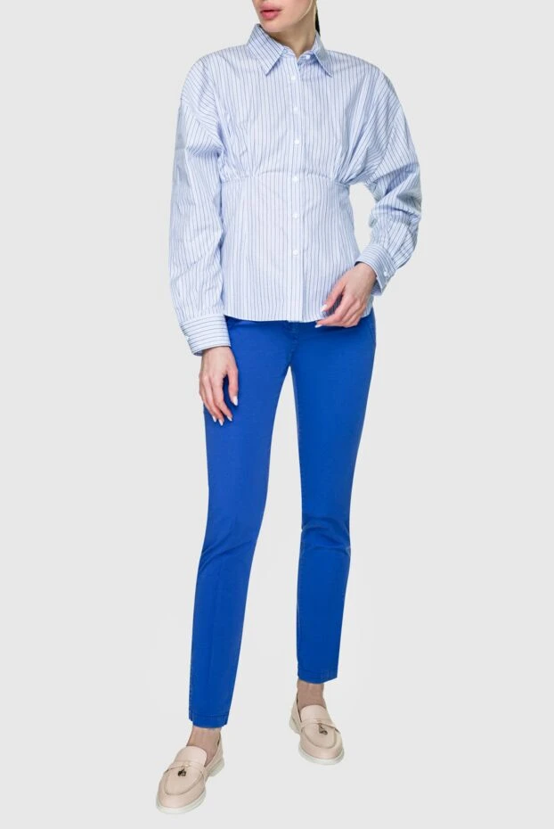 Jacob Cohen woman blue cotton jeans for women buy with prices and photos 158393 - photo 2