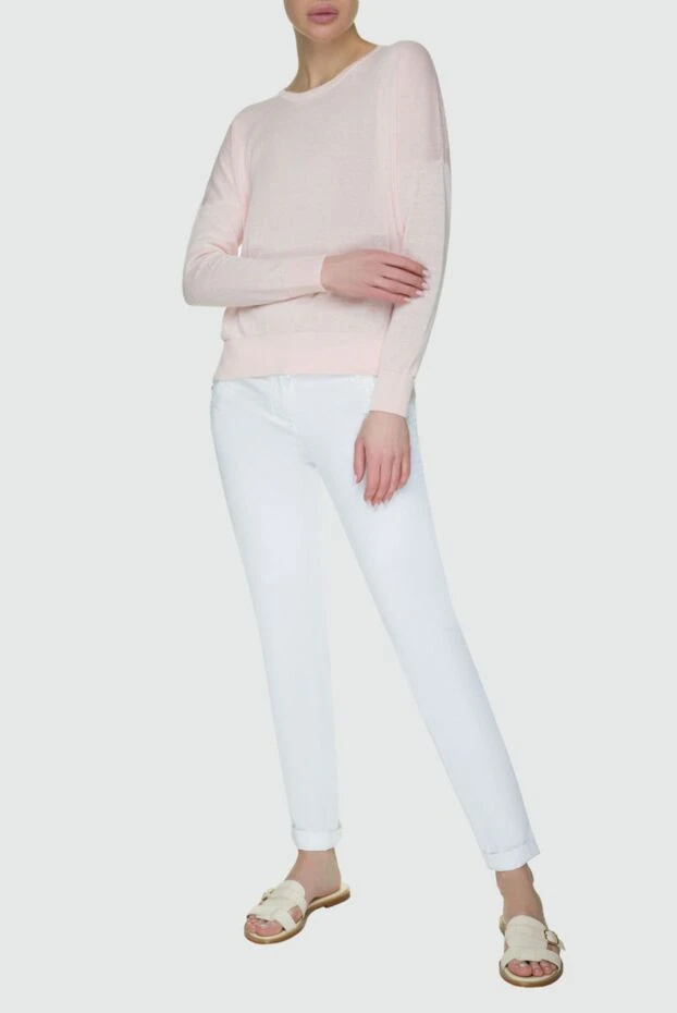 Jacob Cohen woman white cotton jeans for women 158398 - photo 2