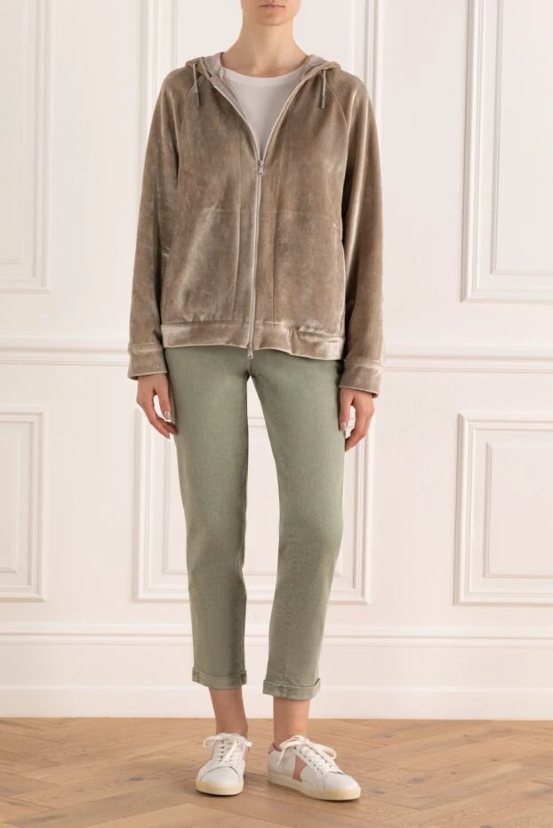 Jacob Cohen woman green jeans for women buy with prices and photos 158401 - photo 2