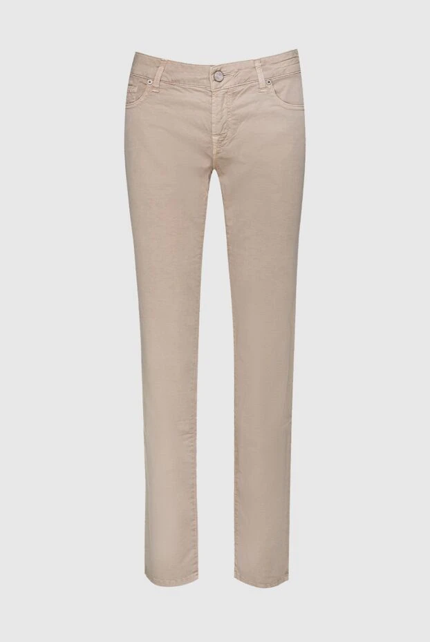 Jacob Cohen woman beige cotton jeans for women buy with prices and photos 158403 - photo 1