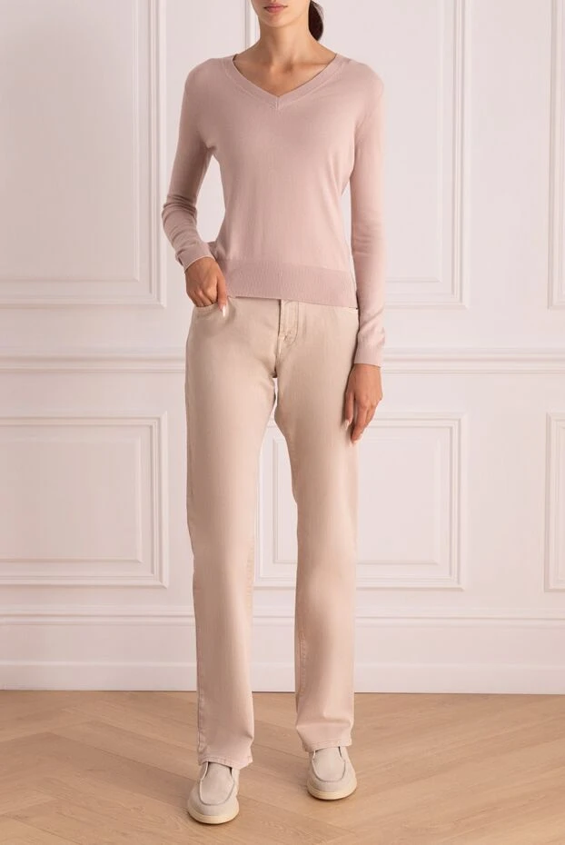 Jacob Cohen woman beige jeans for women buy with prices and photos 158406 - photo 2