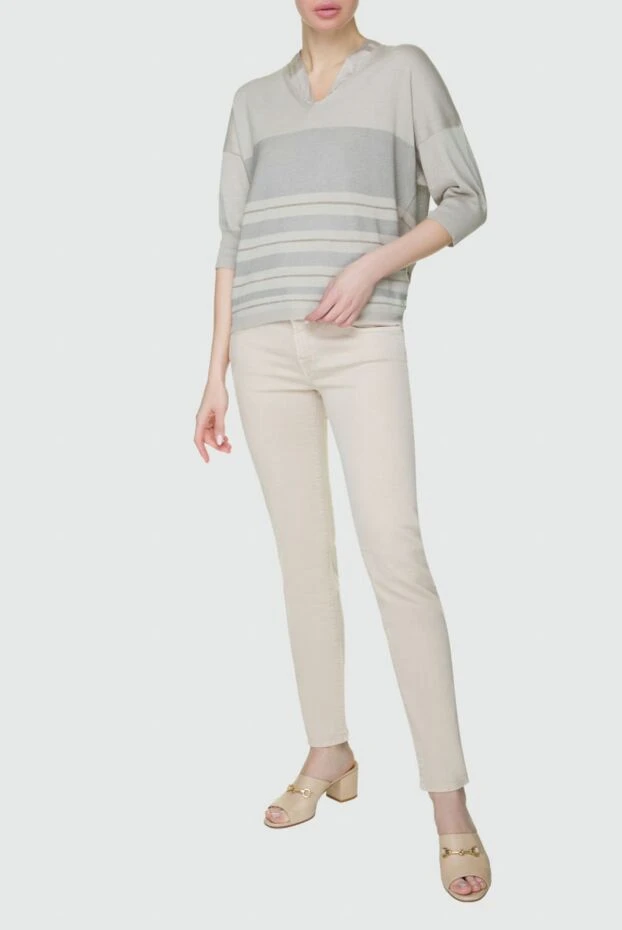Jacob Cohen woman beige jeans for women buy with prices and photos 158408 - photo 2