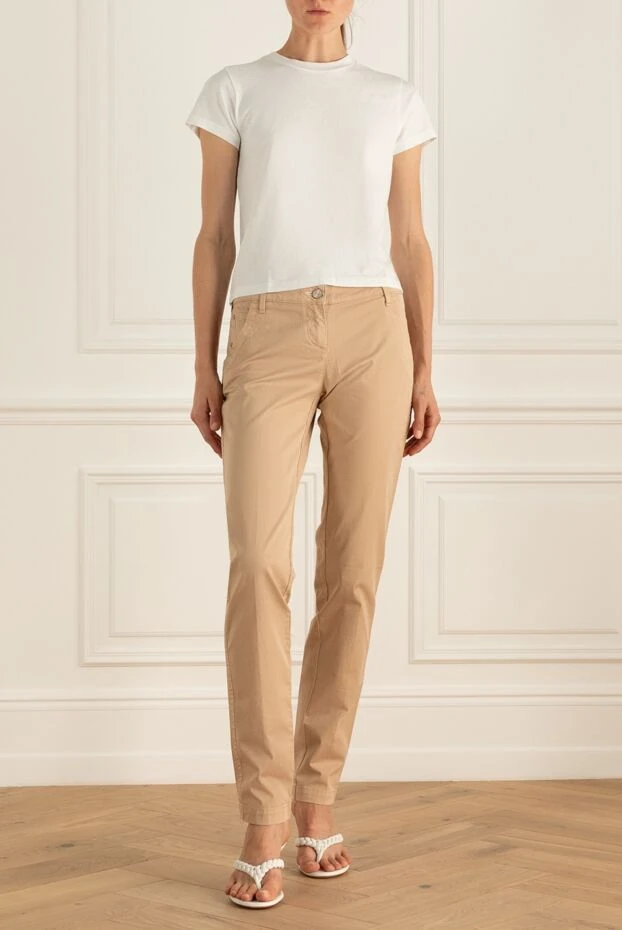 Jacob Cohen woman beige cotton jeans for women buy with prices and photos 158409 - photo 2
